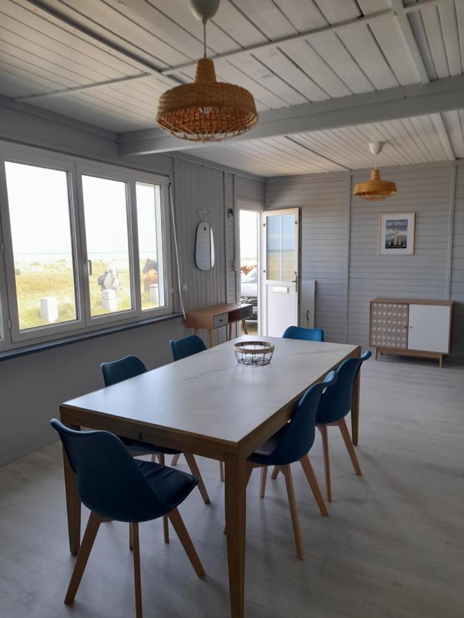 Quinéville Maison Les Pieds Dans La Mer מראה חיצוני תמונה